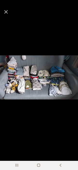 Zestaw dla noworodka,paka ubranek od 68-92