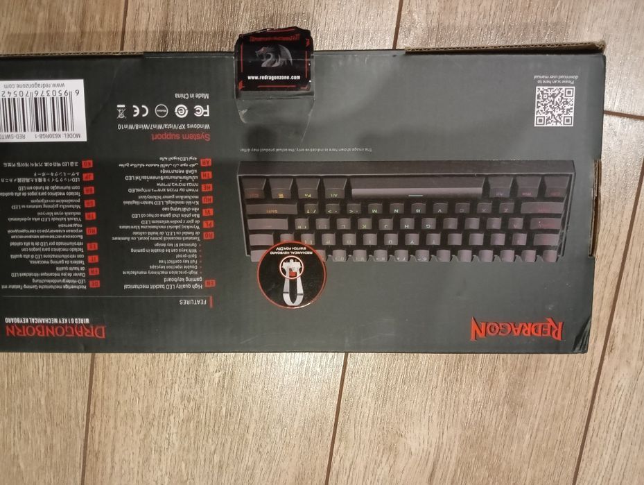 Klawiatura DRAGONBORN WIRED 61 key mechanical keyboard
