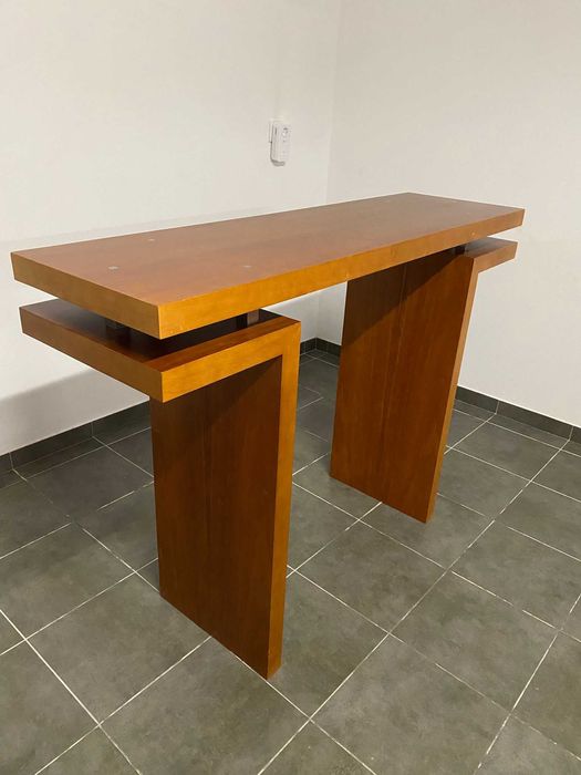 Móvel/consola para hall entrada/corredor em madeira de cerejeira