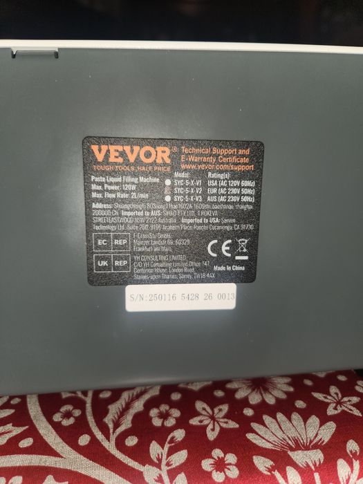 Máquina de enchimento Mel Azeite etc.