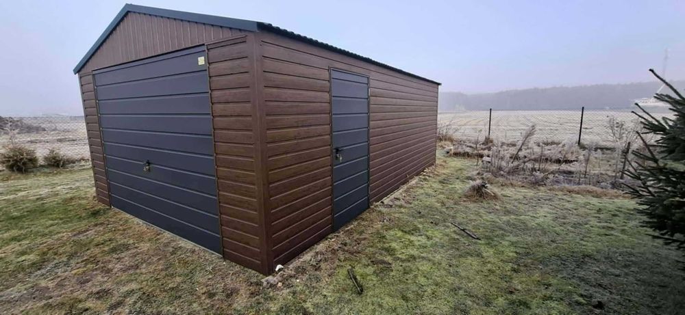 Garaż blaszany blaszak wiata schowek magazyn 6x6 6x5 4x6