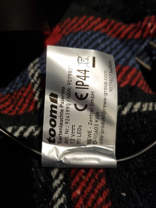 Lampa zewnętrzna - kula 25cm ...efekt gwiazd! Nowa!