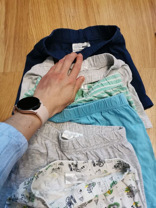 Zestaw 80 paka 7 szt krótkie spodenki na lato rampers