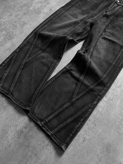 Flared jeans “Strip” | Клеш чорні сірі фларед кльош широкі indie sleaze опіум opium jaded racer архив ск8 y2k sk8 archive