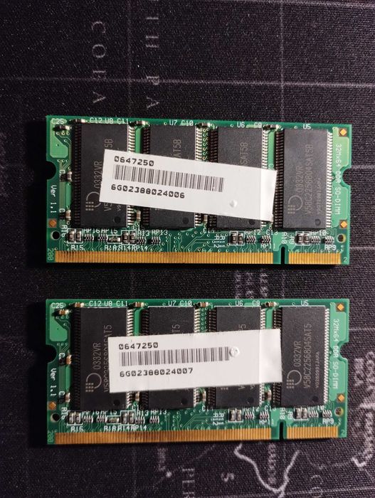 Memórias DDR 1gb 512mb 256mb Dimm Sodimm