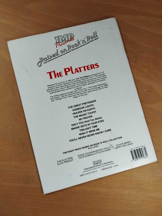 Partituras The Platters, Raised on Rock'n'Roll
