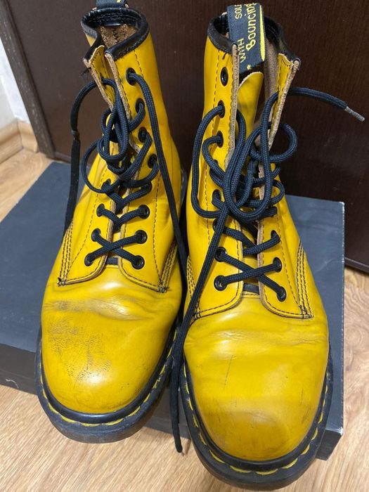 Martensy Martens buty 40/41 kolor żółty miodowy