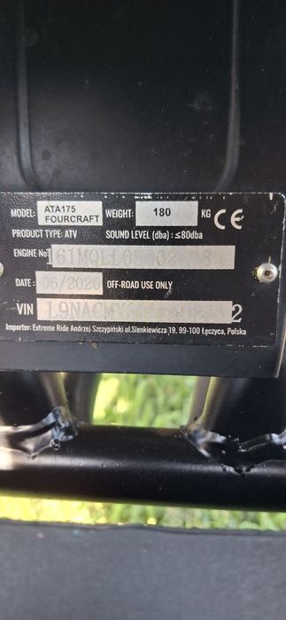 Quad Fourcraft 250 – Stan bardzo dobry, Gotowy do Jazdy!