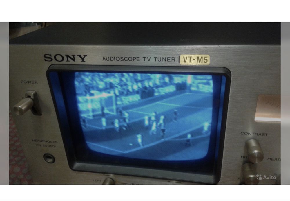Sony Audioscope VT-M5 na caixa com manual e garantia, como novo apesar dos seus 50 anos.