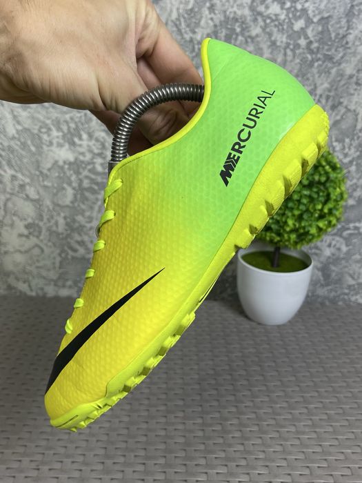 Nike Mercurial сороконожки копы бутсы 38 размер футбольные салатовые