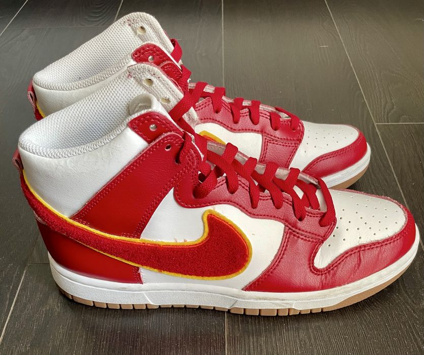 Кросівки Nike Dunk High Retro University Chenille Swoosh (DR8805-101)