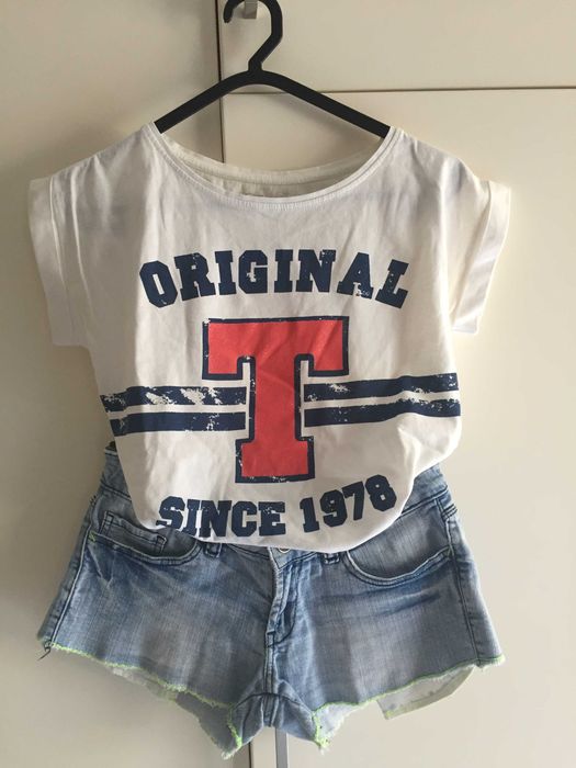 Conjunto calção e t-shirt da Tiffosi