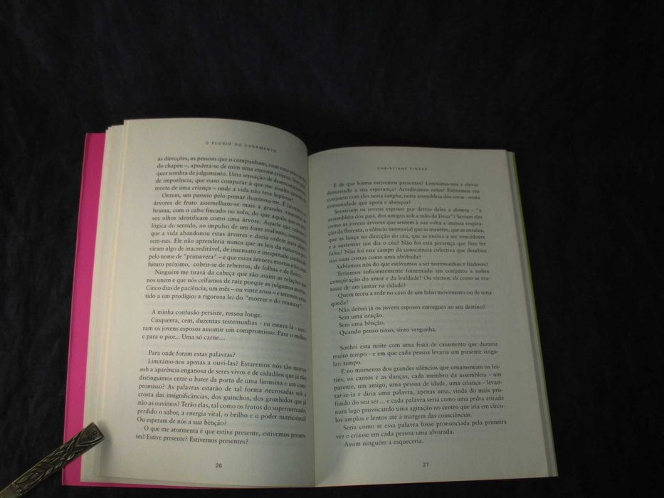 Livro Elogio do Casamento do Compromisso e de Outras Loucuras
