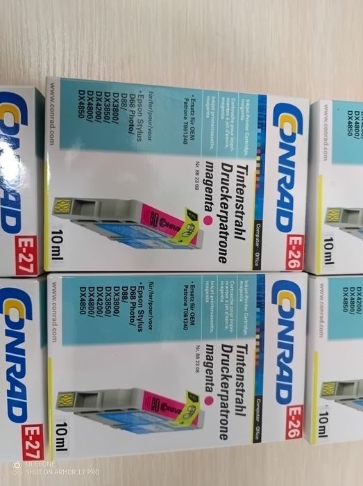 Струменеві картриджі EPSON T0611, T0612, T0613, T0614, E-25, E-26,E-27