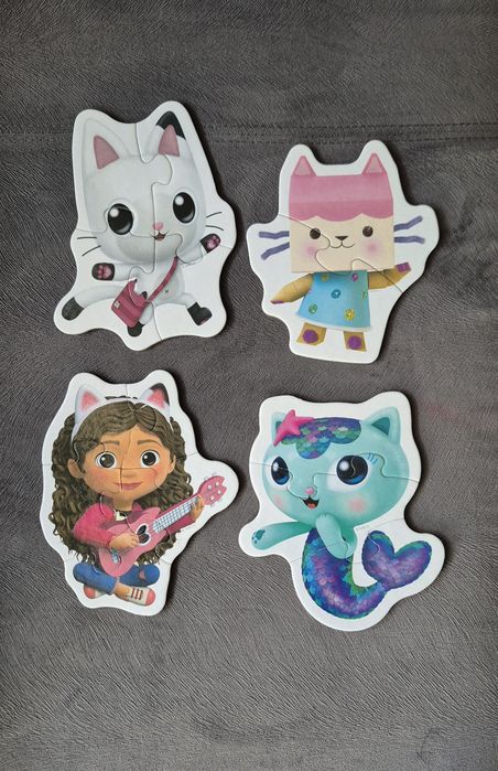 Puzzle 2+ Koci domek Gabi