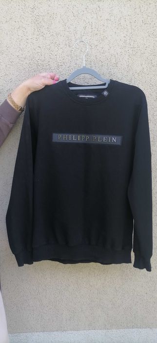 Męska czarna bluza Philipp Plein