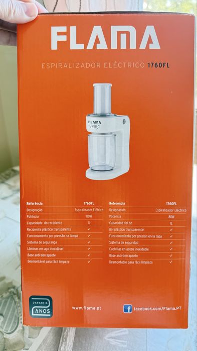 Espiralizador eléctrico