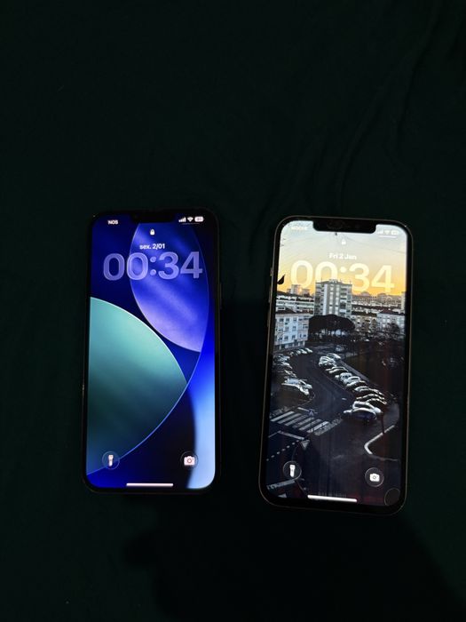 Iphone 12 pro max partido bloqueado para a Nos e 13 pro max  100%