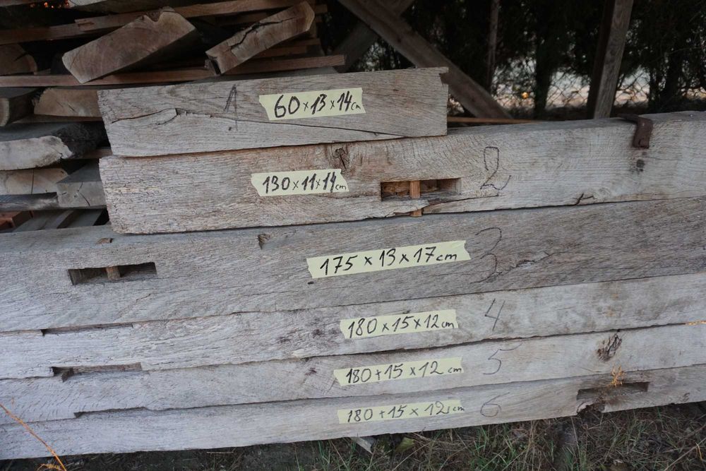 Drewno stary dąb z rozbiórki. Pamięta Jana Kazimierza