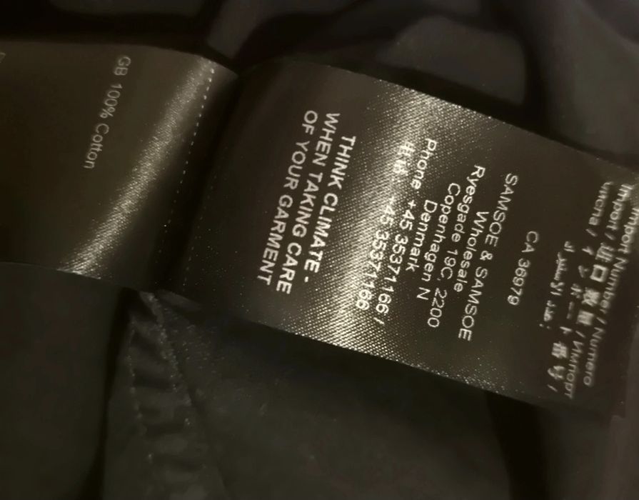 Czarna koszula Samsoe Samsoe rozm S Samsøe  Samsøe