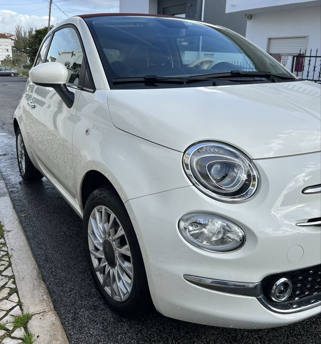 Fiat 500 C  Mild Hybrid. Capota eletrica garantia  da marca