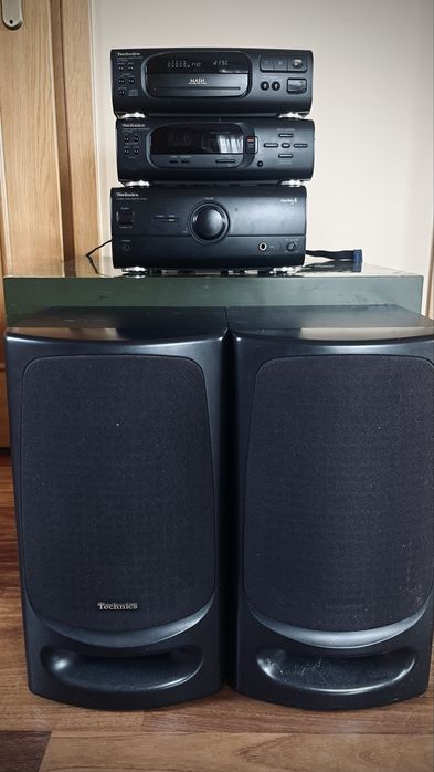 Technics 505 vintage hi-fi audio set + glosniki