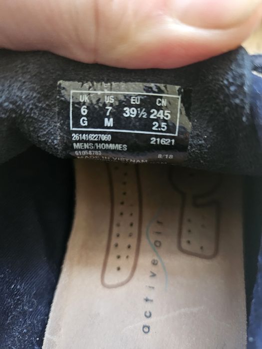 Нові Туфли, кросівки, сліпси Clarks Nathan Limit 39 розмір