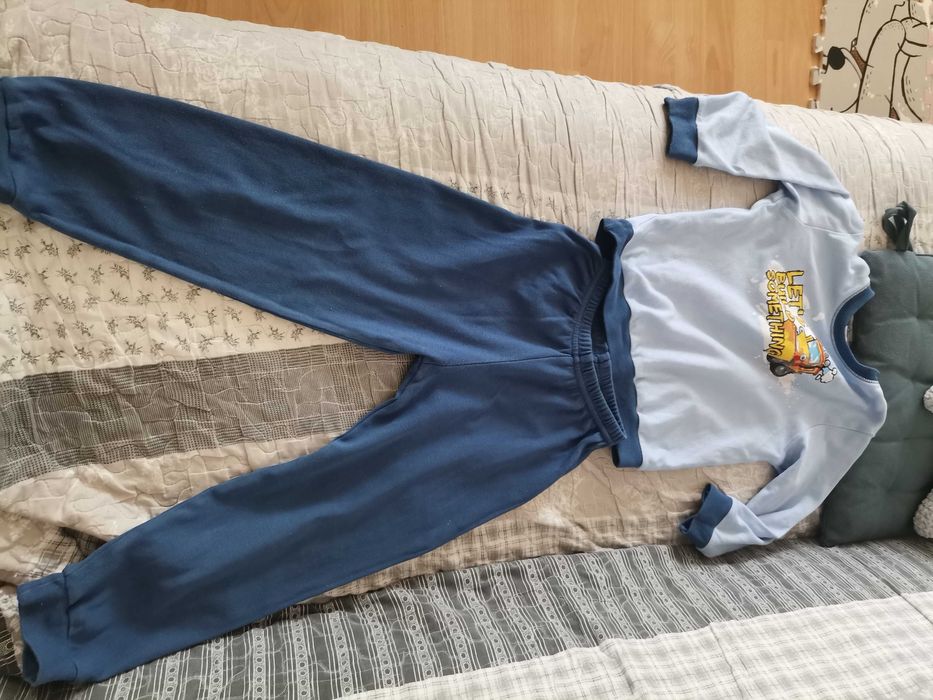 Piżama Tup tup rozmiar 110 chłopiec straż  bawełna buldozer