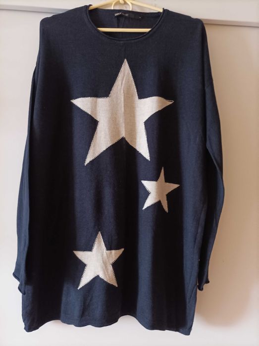 Sweter granatowy Only rozm M