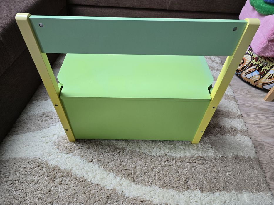 Pojemnik ma zabawki,laweczka