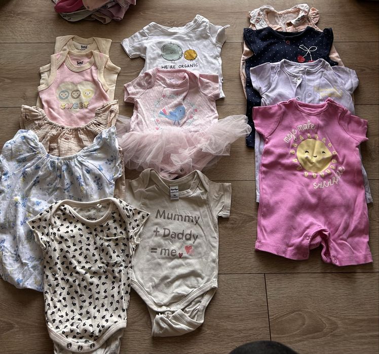 Body i rampersy 62 dziewczynka