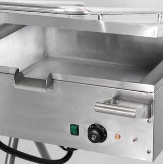 Patelnia elektryczna uchylna 6.3 kW Stalgast 40L od ręki 778002