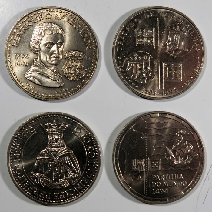 Moedas Republica Portuguesa - V Série Descobrimentos Portugueses.