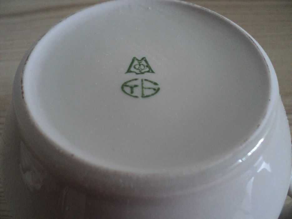 Nowy serwis kawowy 6 szt. dzbanek i cukiernica