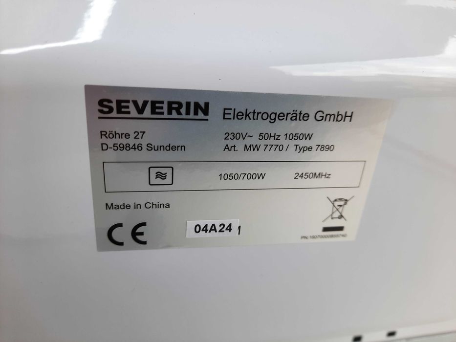 Kuchenka mikrofalowa severin mw 7770
