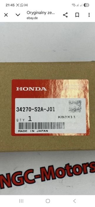Tylne swiatlo lampa  stop honda s2000 koito orginal