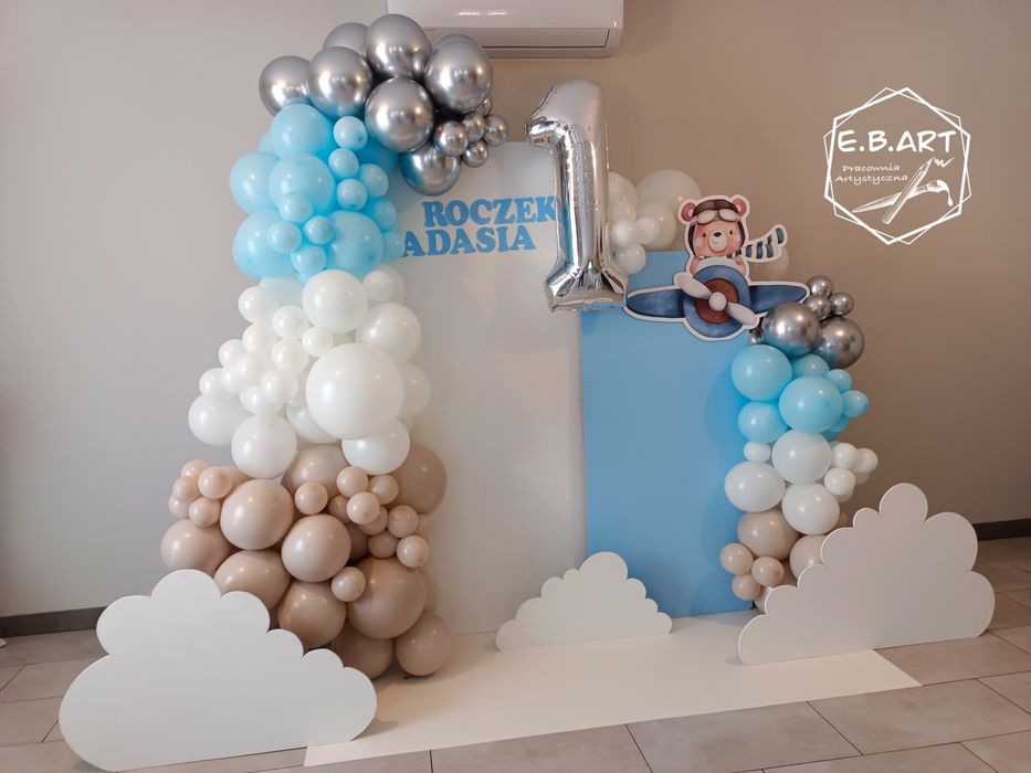 Ścianka balonowa, foto ścianka, dekoracja imprez