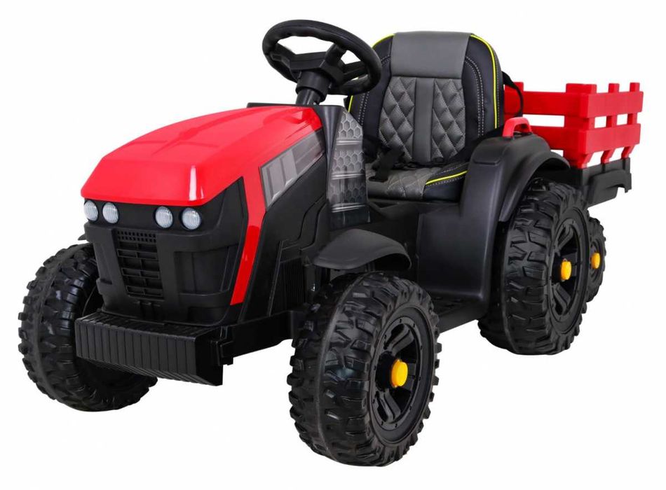 Pojazd Traktor Titanium Z Przyczepą auto na akumulator dla dzieci
