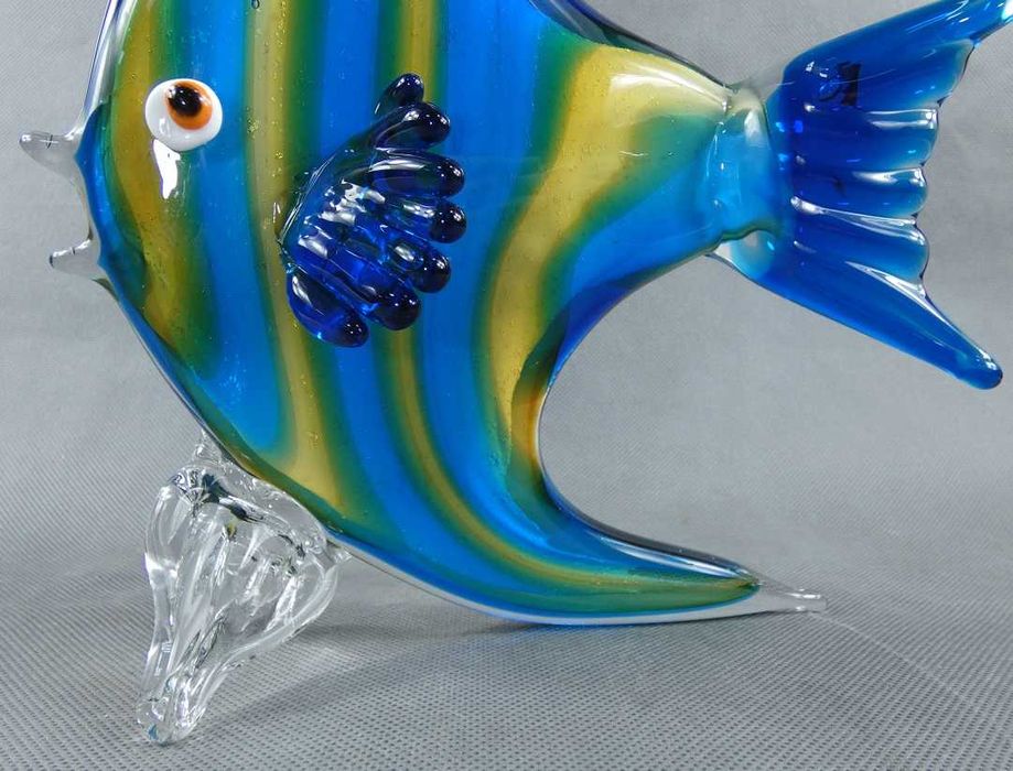 Figura szkło MURANO RYBA skalar figurka rybka 25,5 cm