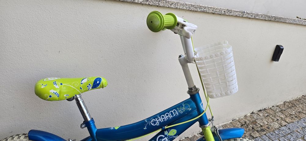 Bicicleta Criança Unisexo Roda 16 com Oferta de Capacete