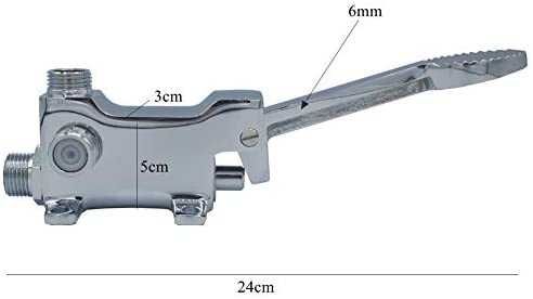 Torneira de pedal água quente e fria misturador 1 ou 2 águas