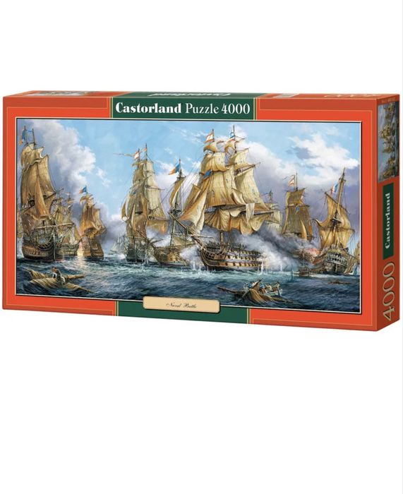 Пазли на 4000( посортовані на 3 частини, щоб легше було складати)