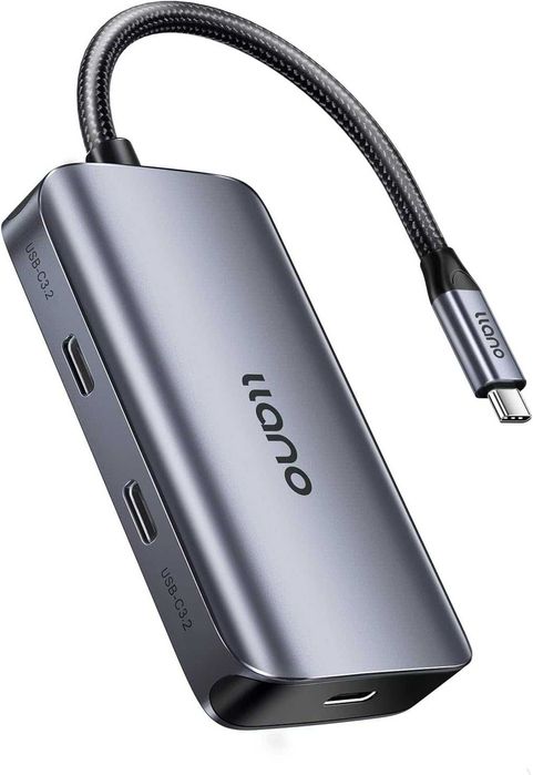 Stacja Dokująca Hub Do Laptopa Pc Usb-c 3.2 Gen2 4 Porty 100w 5w1