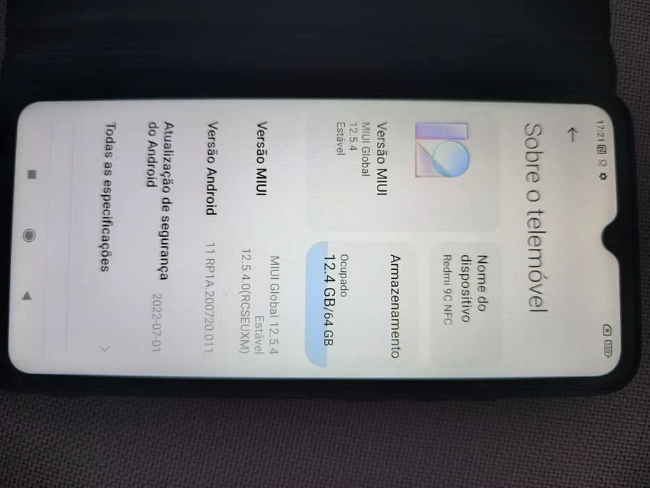 Xiami Redmi 9C (3GB+64GB) Azul, sem carregador