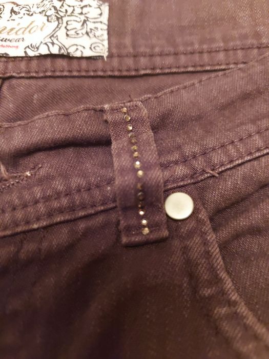 Calças Castanho escuro da Lanidor  - Tam° 34