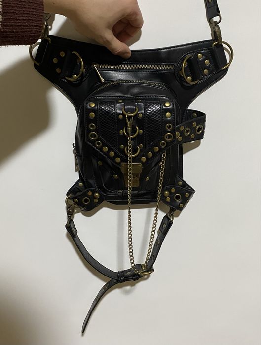 Сумка GGL (George Gina & Lucy) шкіряна опіум y2k sk8 сумка через плече