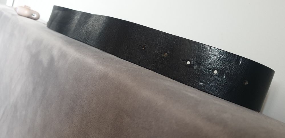 Pasek Armani Jeans Skóra Naturalna Made In Italy