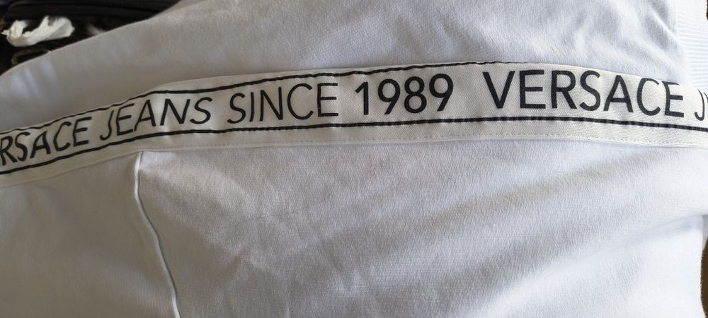 Свитшот на лампасах  кофта Versace Jeans panel oригинал Italy