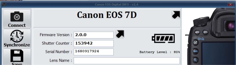 Canon EOS 7D body