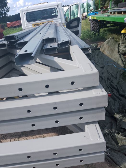 Wiata. Konstrukcja stalowa. bindra, podciąg